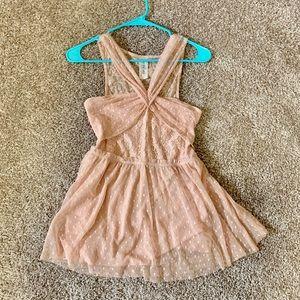 Lovely Free People pink mesh top